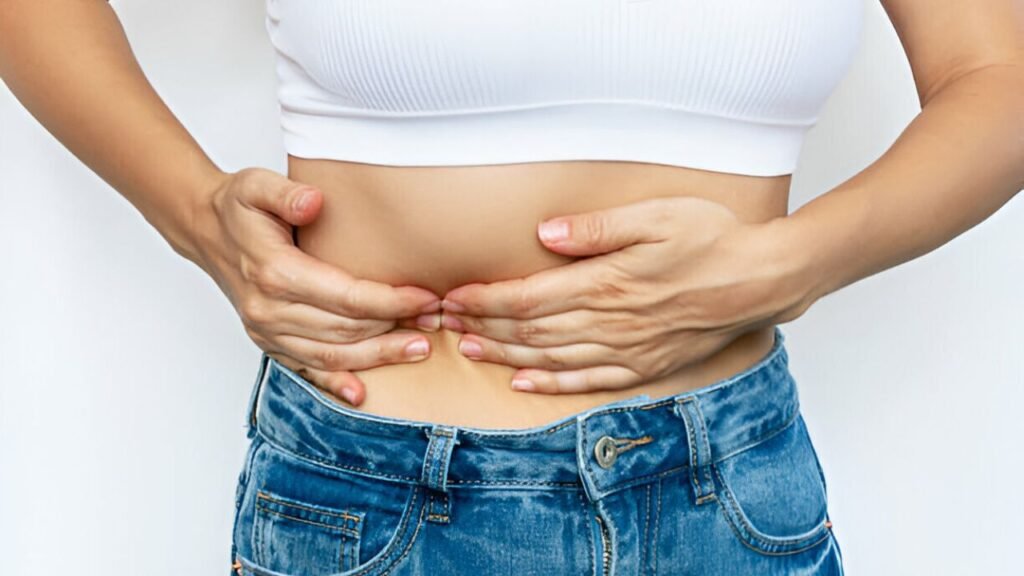 Dor no lado esquerdo abaixo da costela com gráfico ilustrativo das possíveis causas