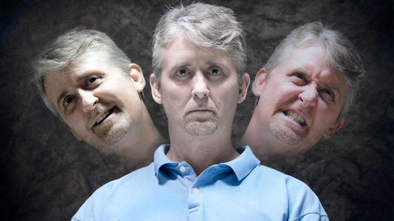 Ilustração representando os sintomas do transtorno afetivo bipolar